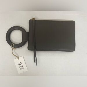 HOBO Genuine Leather Hard Ring Clutch Handbag